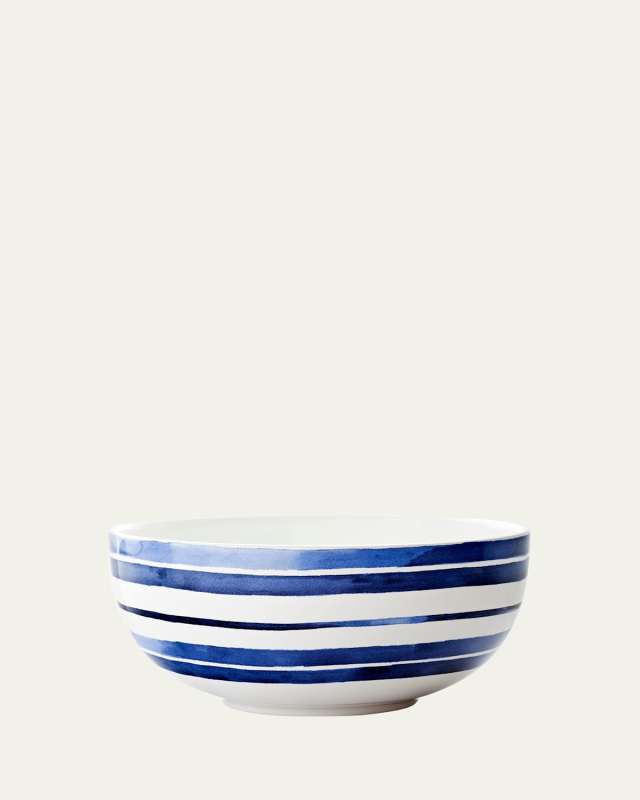 Cote D'Azur Stripe Serving Bowl